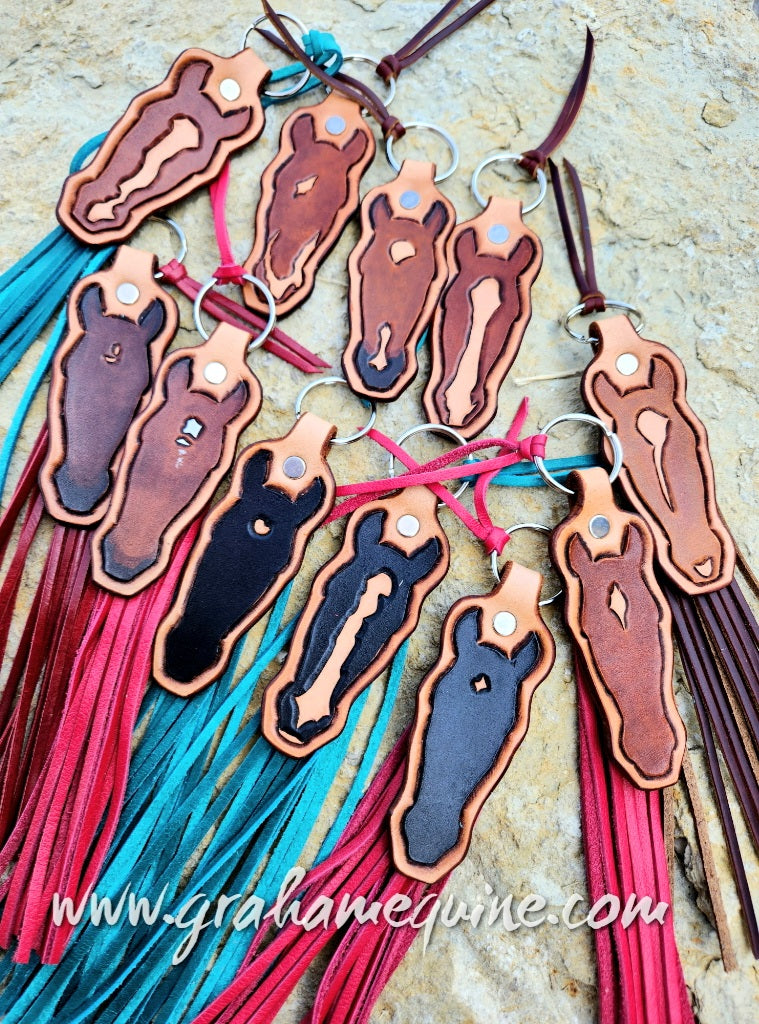 Custom Horse Head Key Chain
