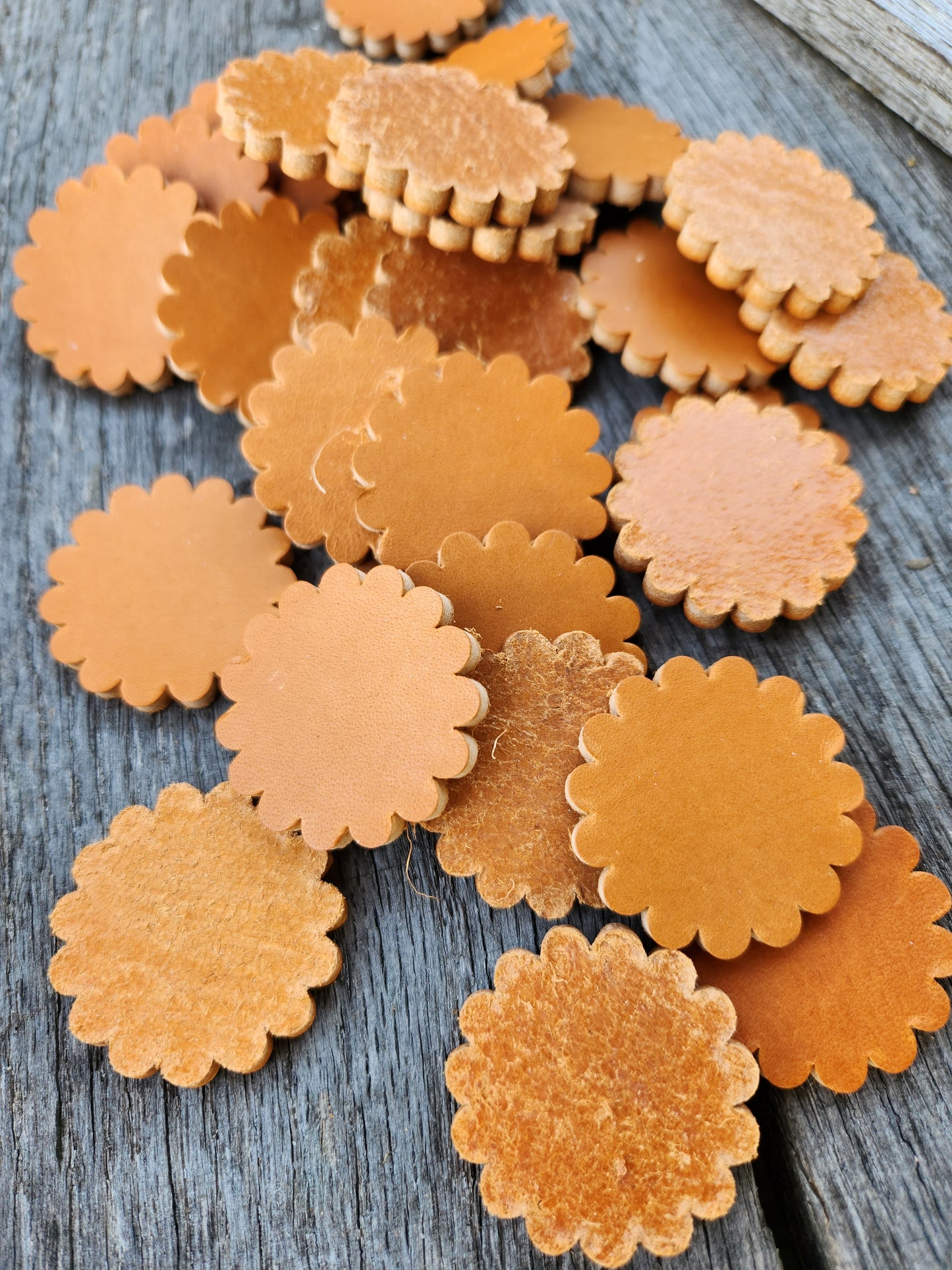 Tan Rosettes 1.5"