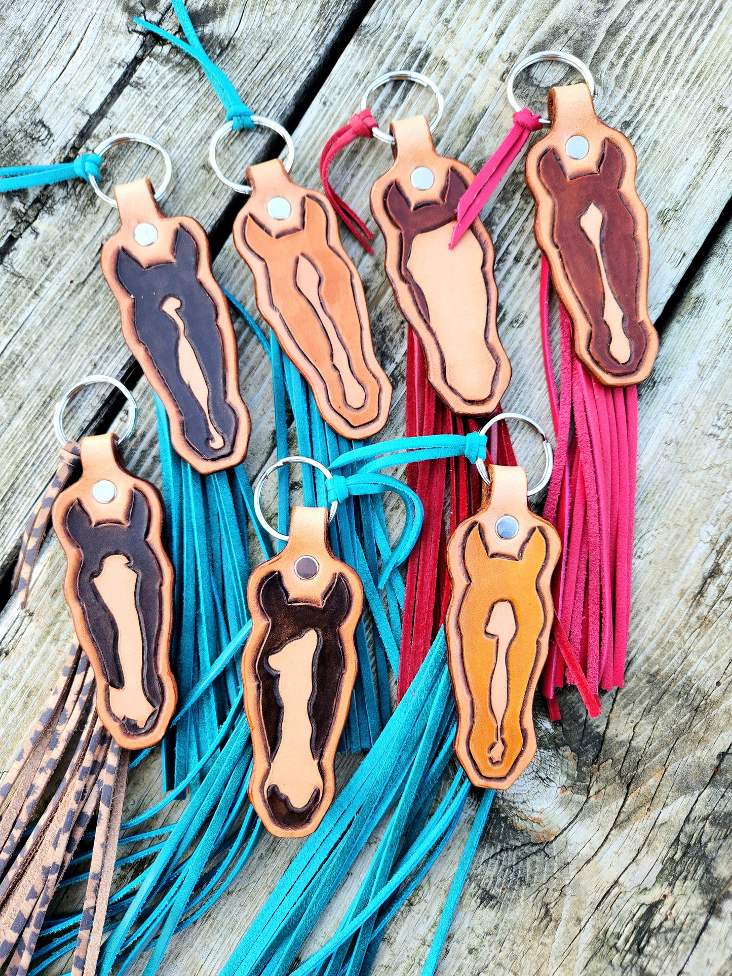 Custom Horse Head Key Chain