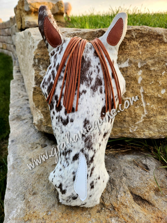 Pillow Ponies- Speckled Cowhide, Snip