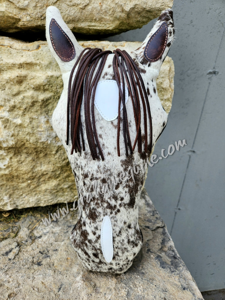 Pillow Ponies- Speckled Cowhide, Snip