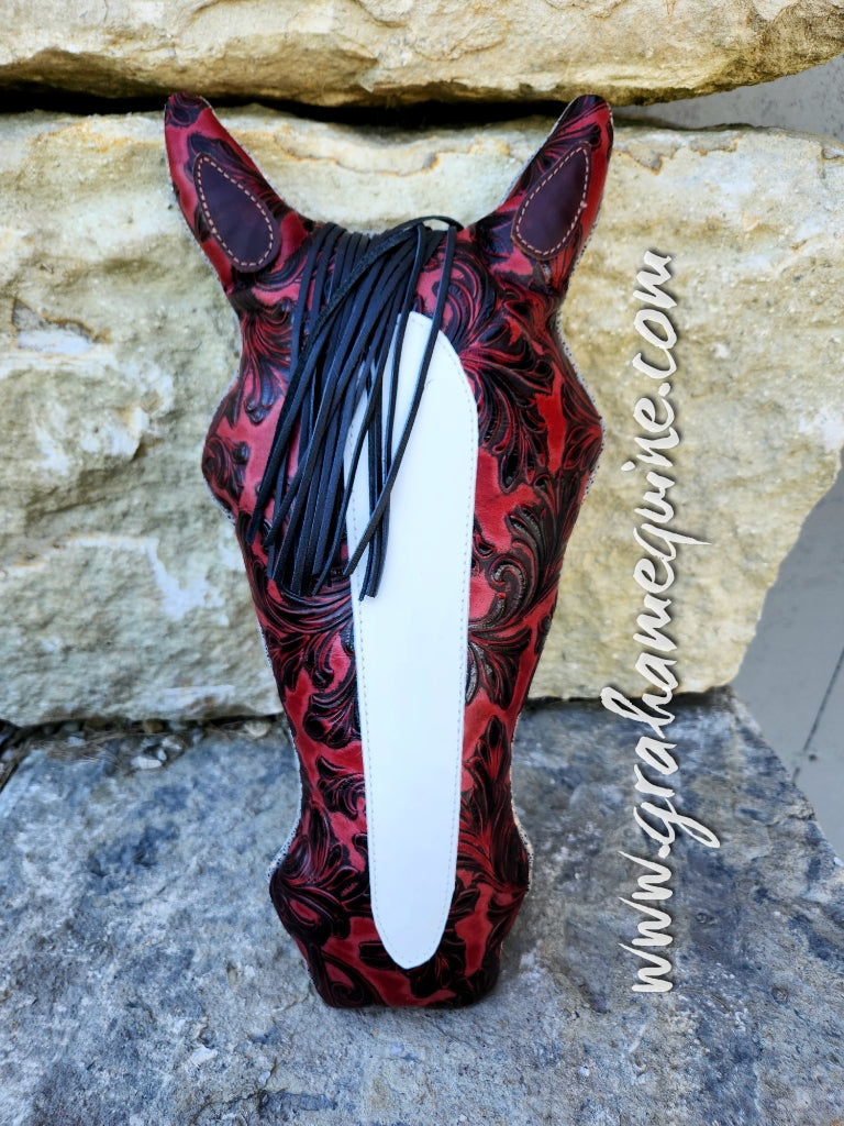 Pillow Ponies- Red Floral