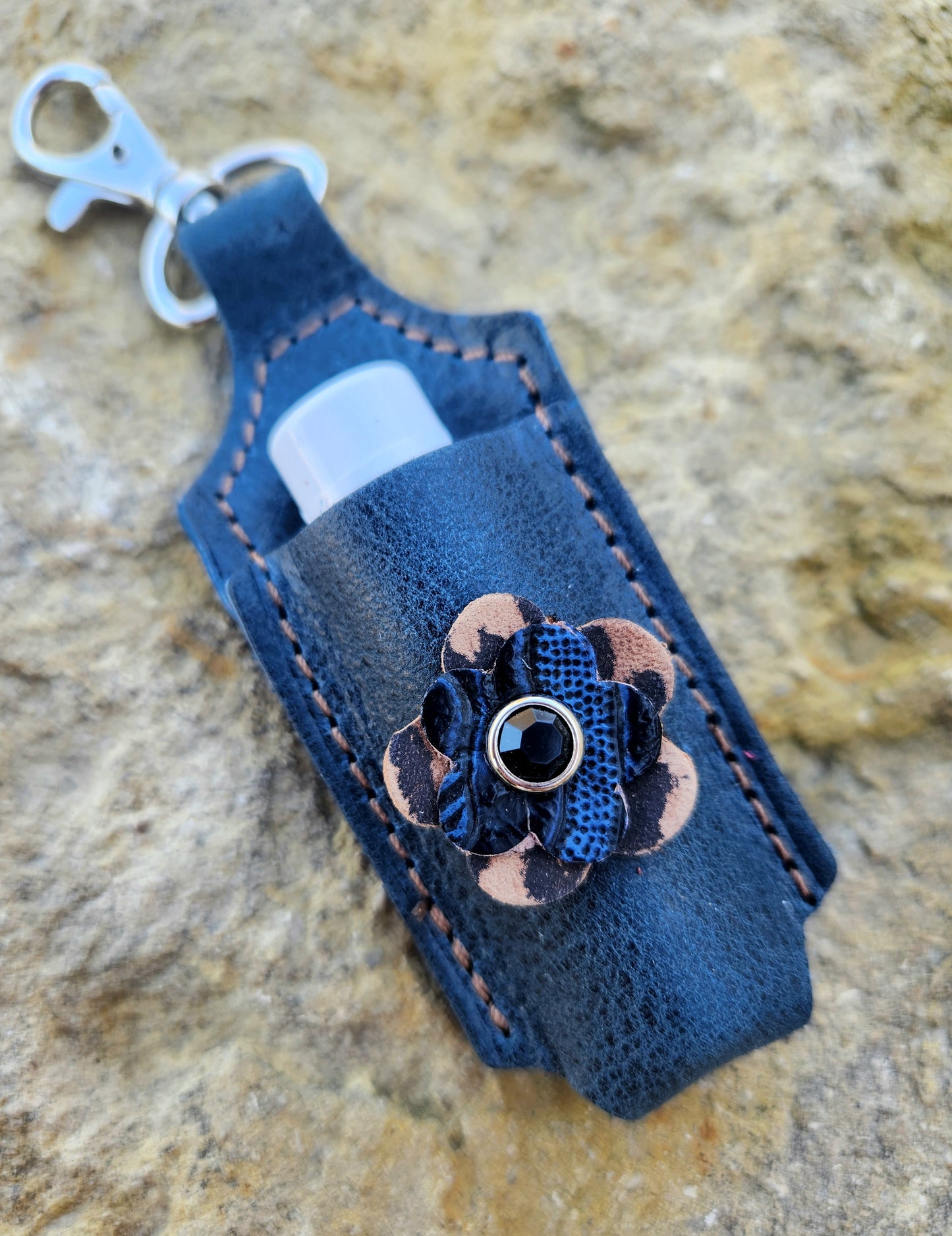 Leather Chapstick Holder