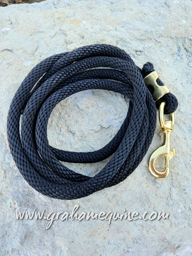 Lead Rope. Black 8'