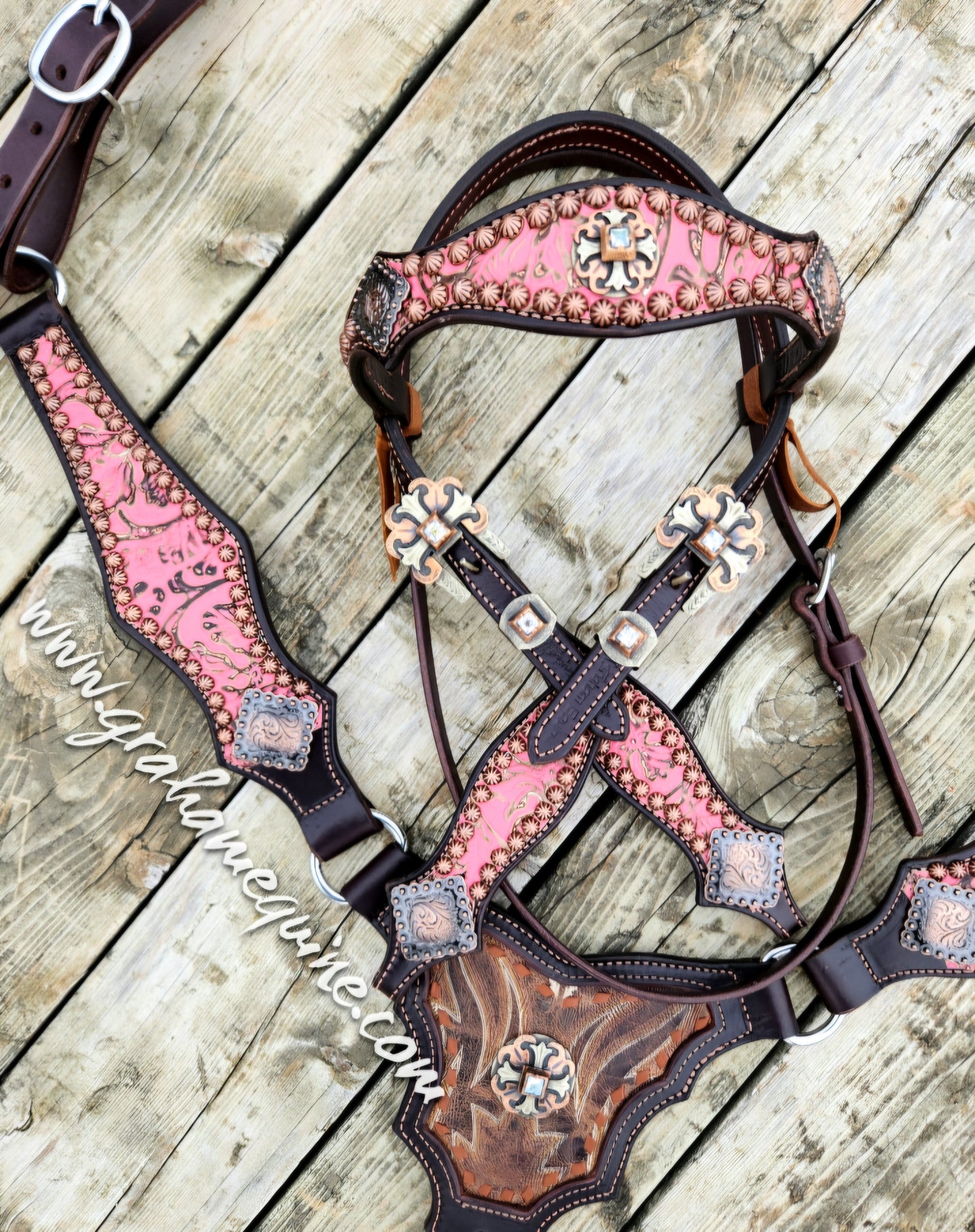 Pink Boot Tack Set