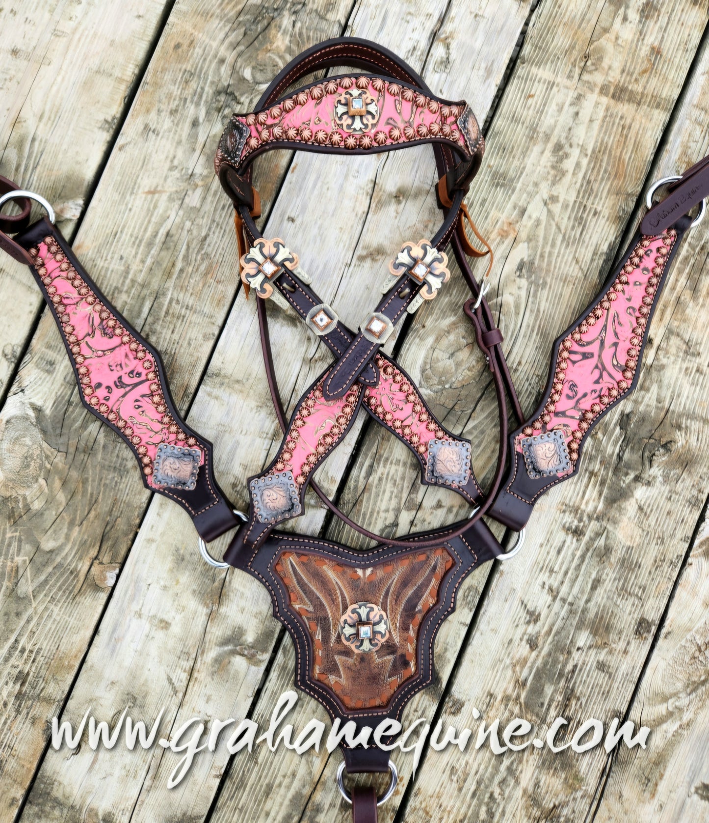 Pink Boot Tack Set