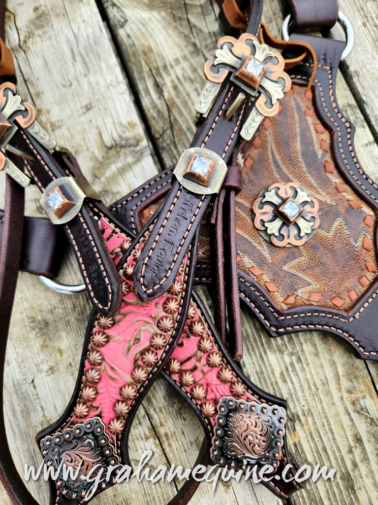 Pink Boot Tack Set