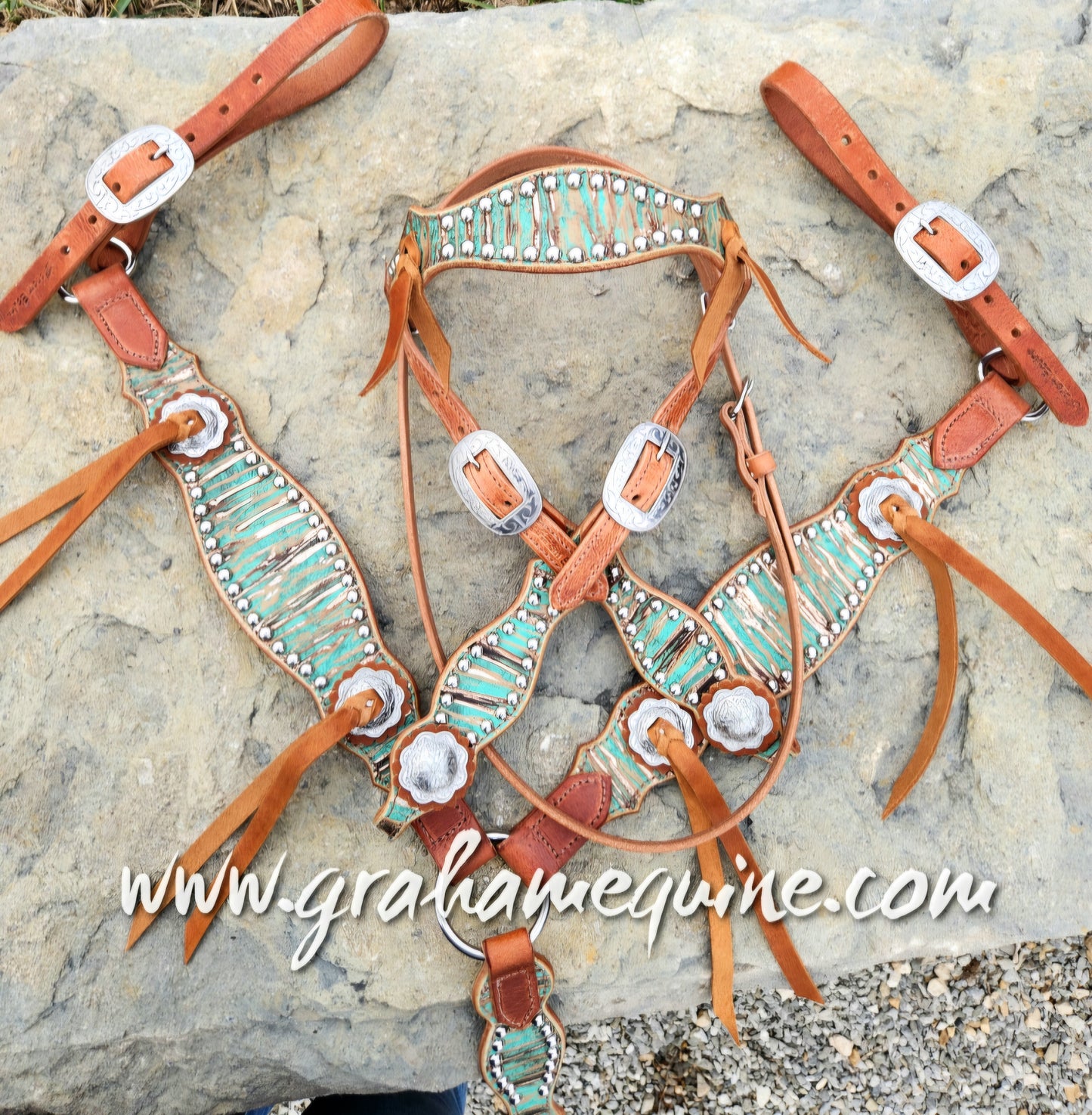 Cowgirl Basics- Green Metallic Set