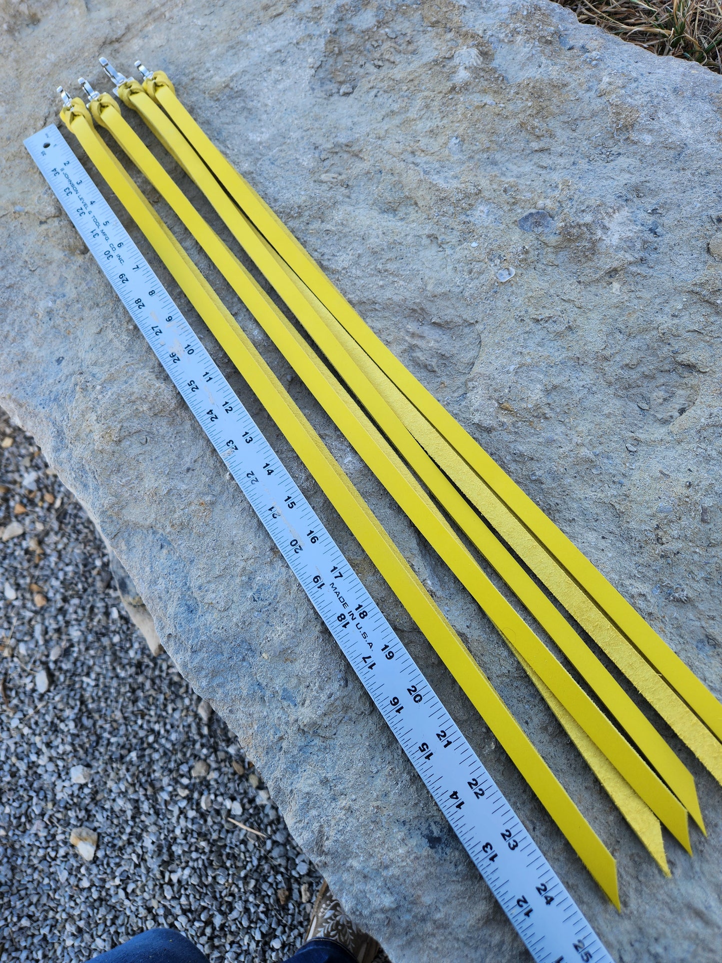 Yellow Latigo Saddle Strings