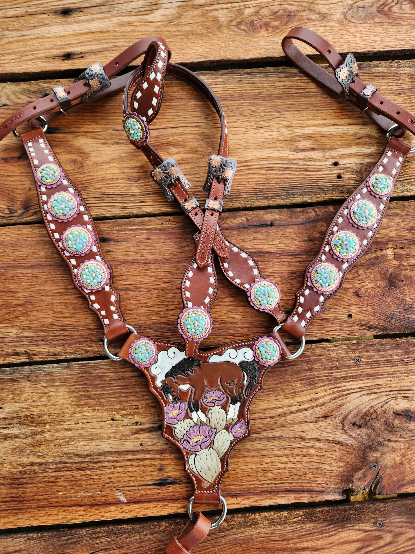 GE Signature set- Bay & Turquoise Bling