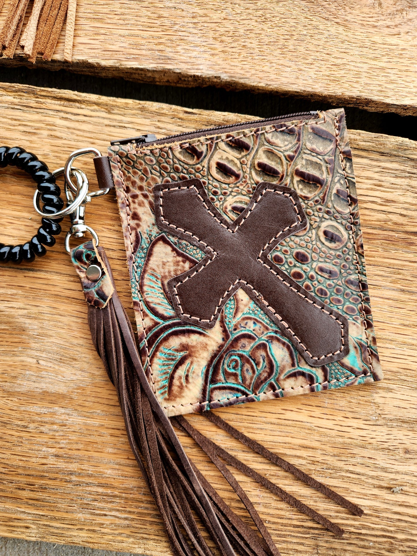 Mini Cross Wrist Wallet