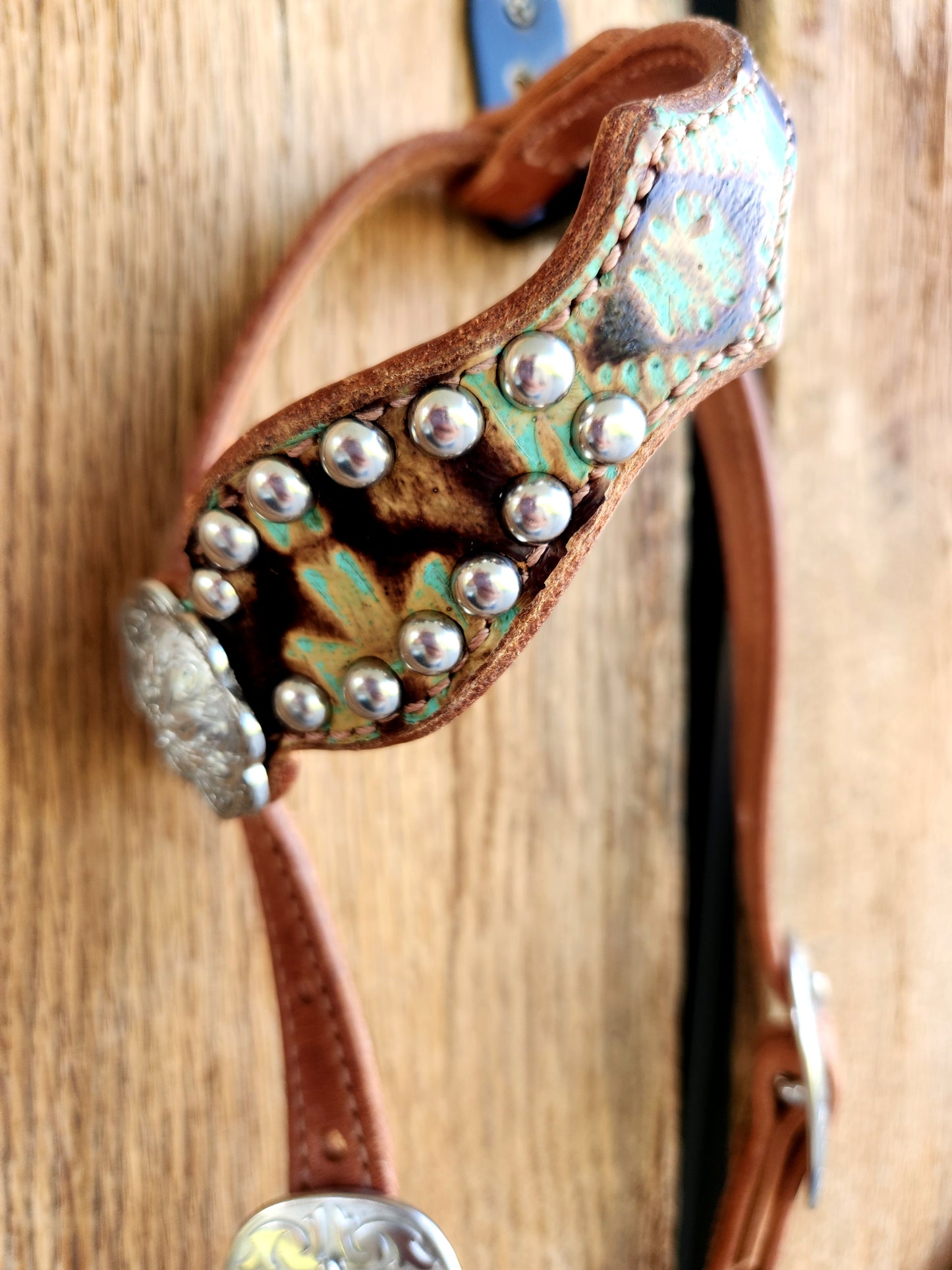 Cowgirl Basics Tack Set- Green Aztec