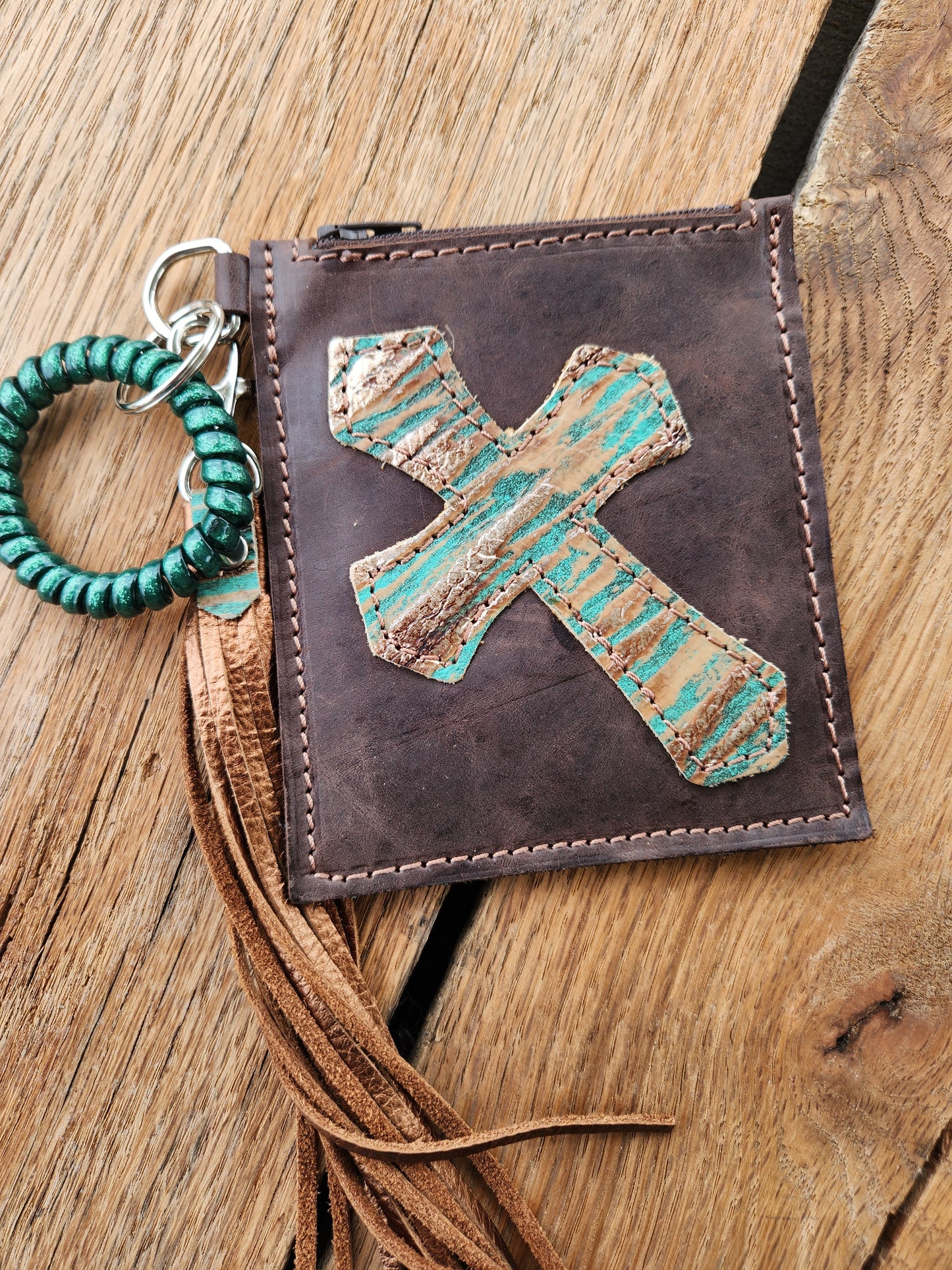 Mini Cross Wrist Wallet