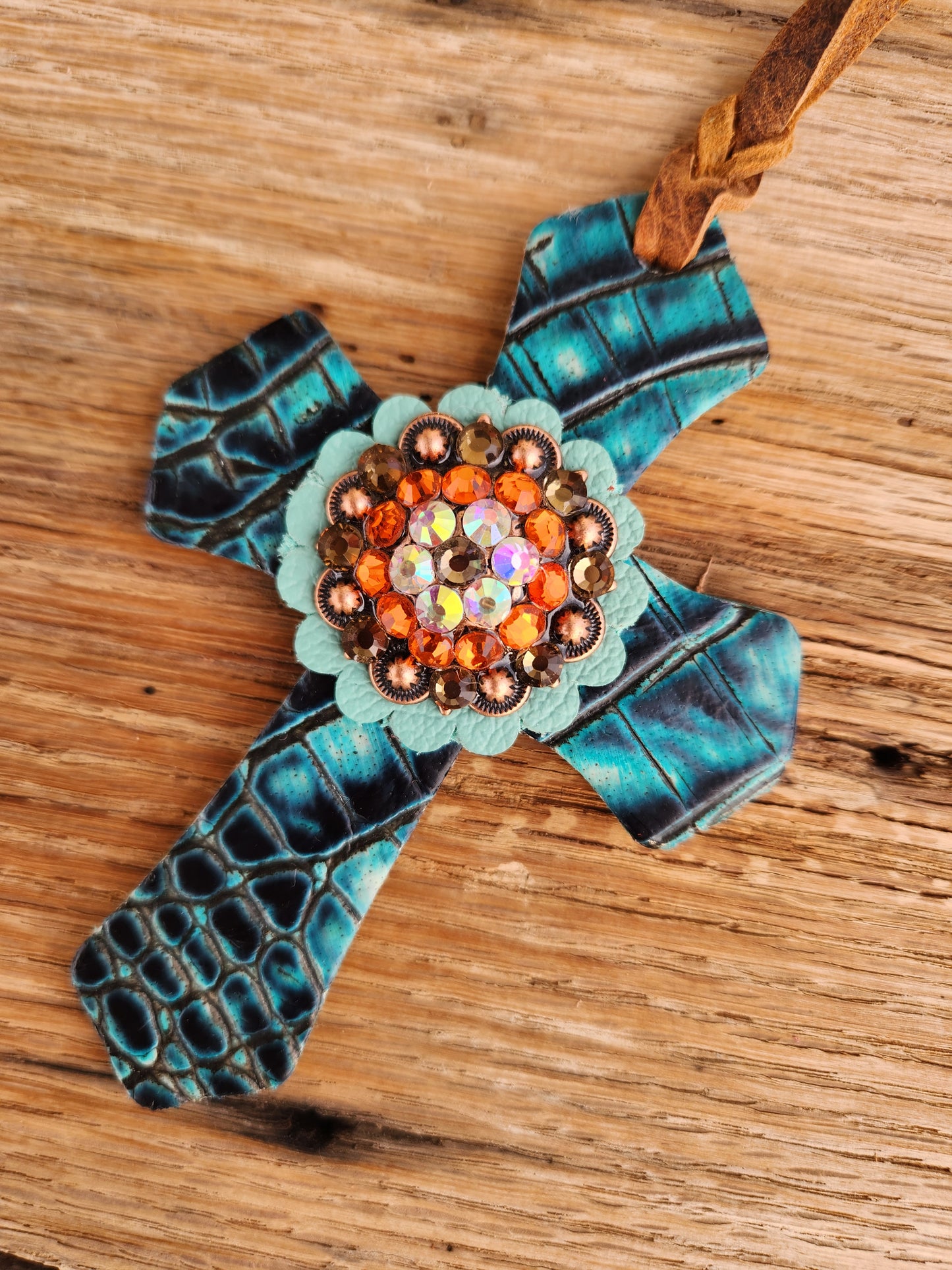 Turquoise Saddle Cross