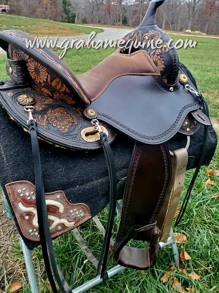 Black Latigo Saddle Strings