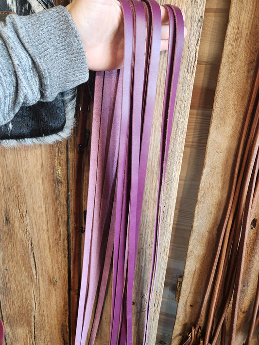 Purple Chap Leather Strings