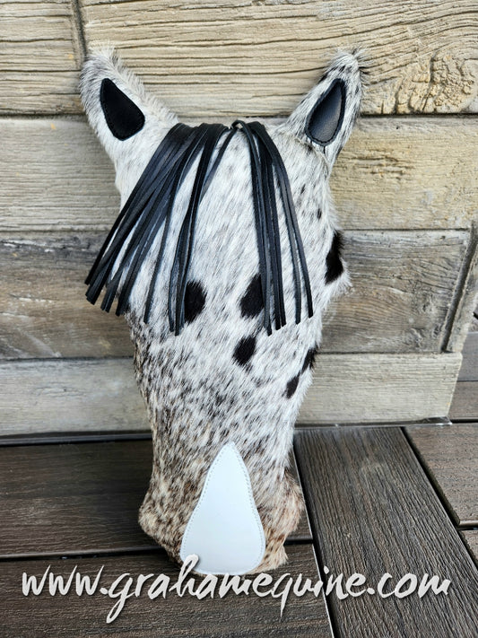 Pillow Ponies- Speckled Cowhide w/ Large Snip