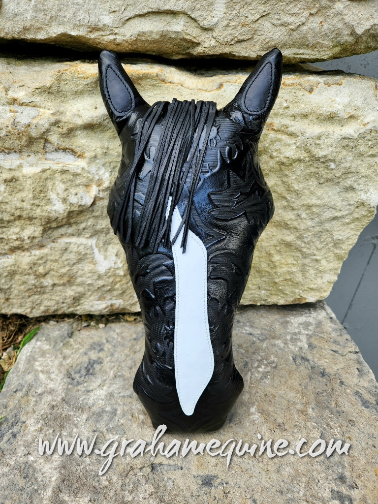 Pillow Ponies- Black Cowboy Tool with partial blaze