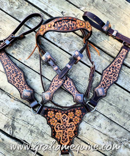 Cheetah & Cross Tack Set