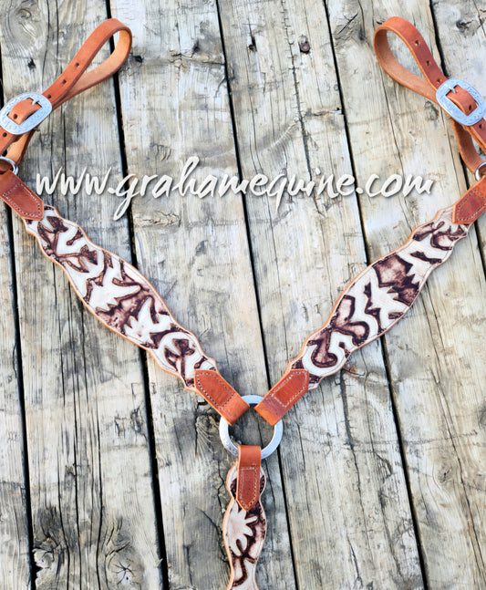 Cream & Brown Cowboy Breastcollar