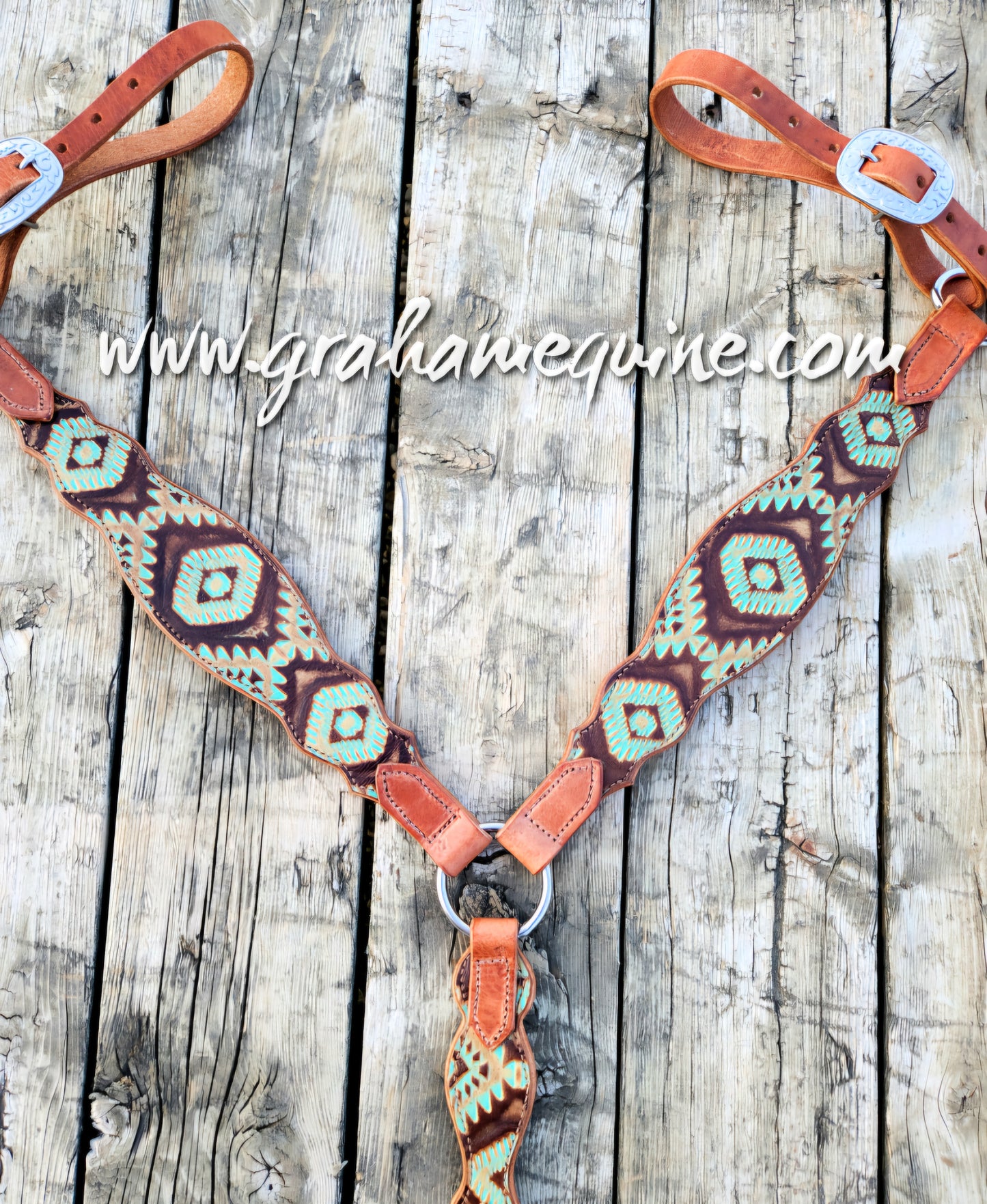 Green Aztec Breastcollar