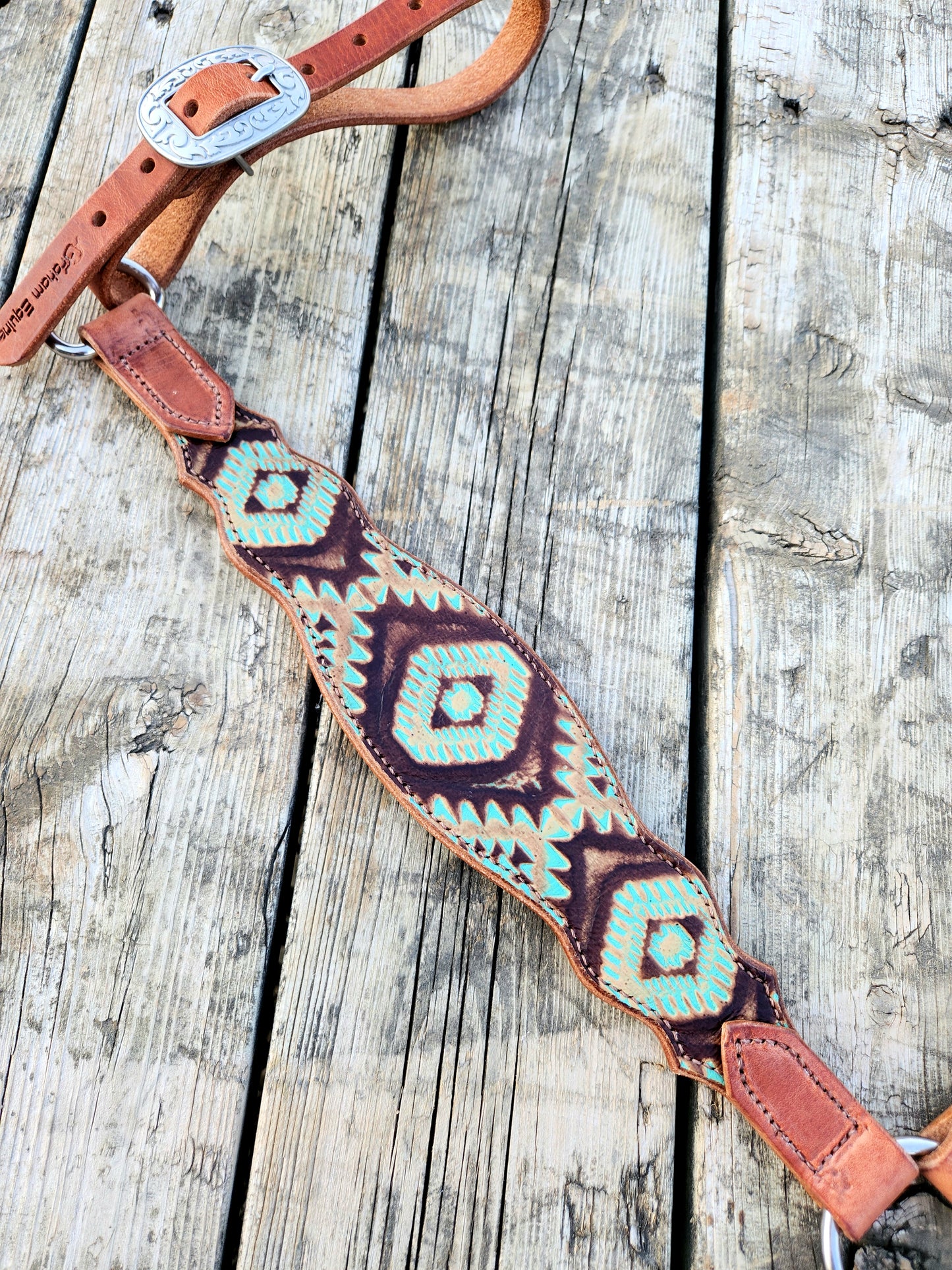 Green Aztec Breastcollar