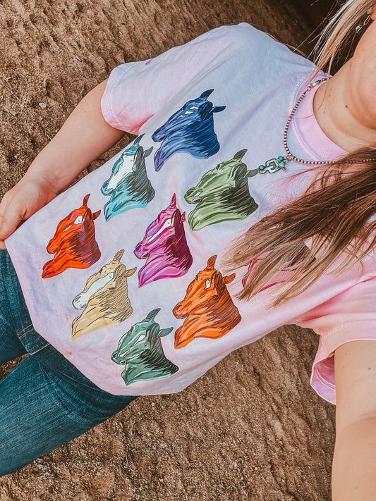 Horse of a Different Color Tee (Pink)