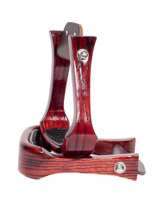2" Wooden Stirrup RED