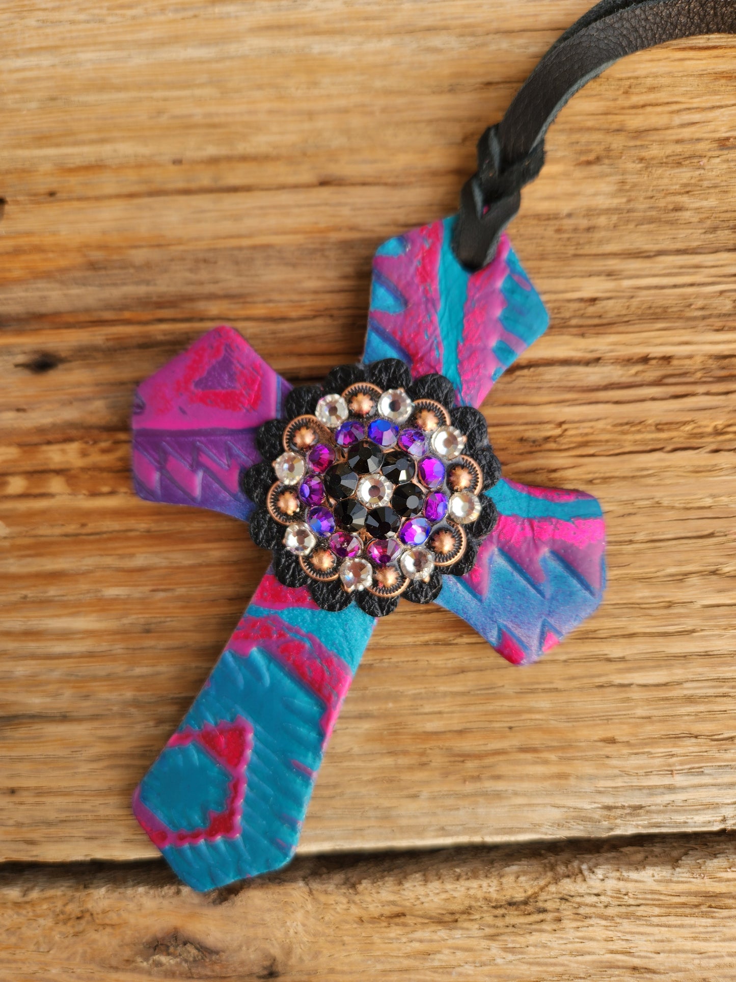 Purple Rio Cross, Bling