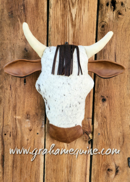 Cow Pillow- Salt & Pepper