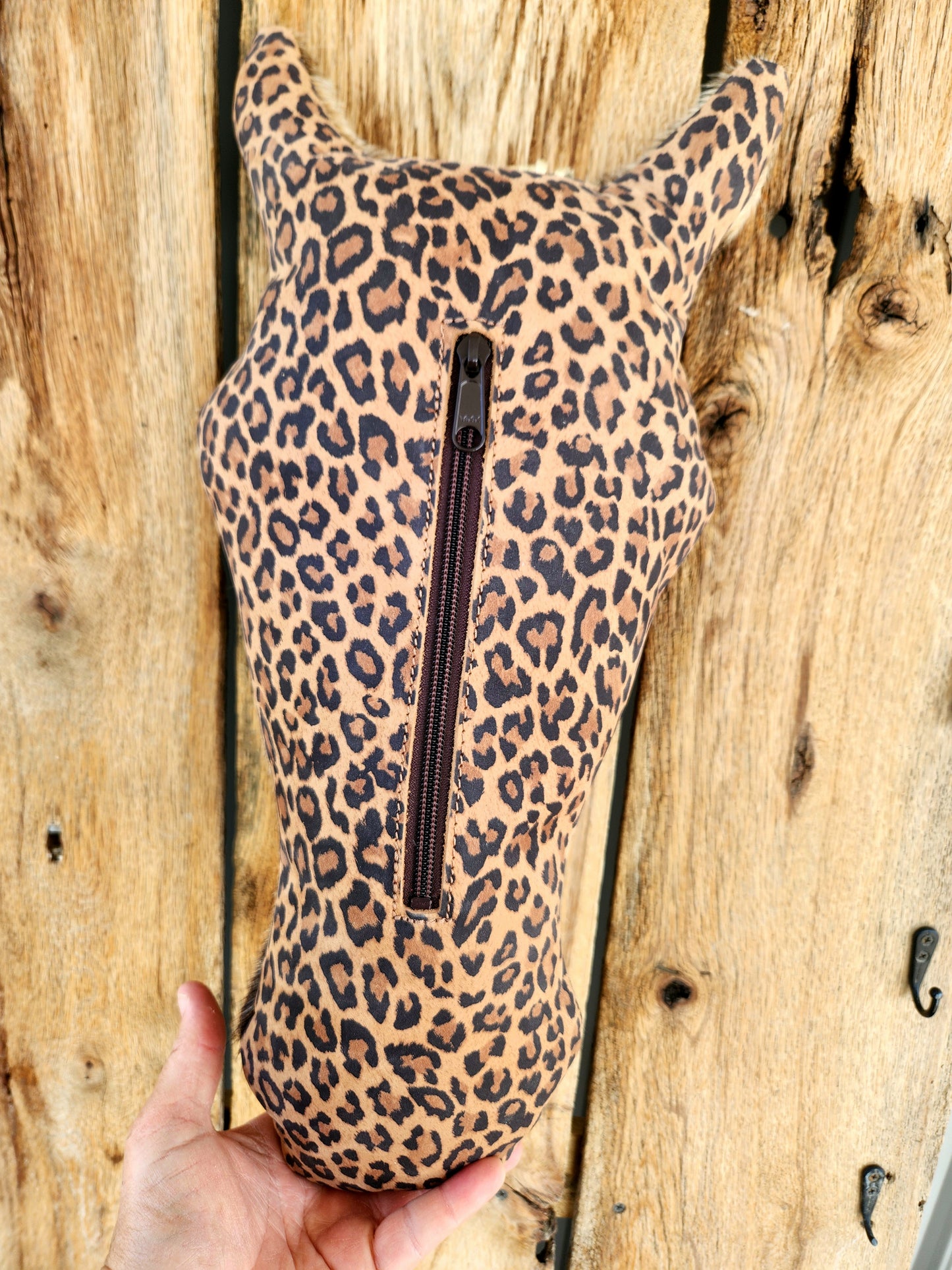 War Pony Pillow, Brindle Cheetah