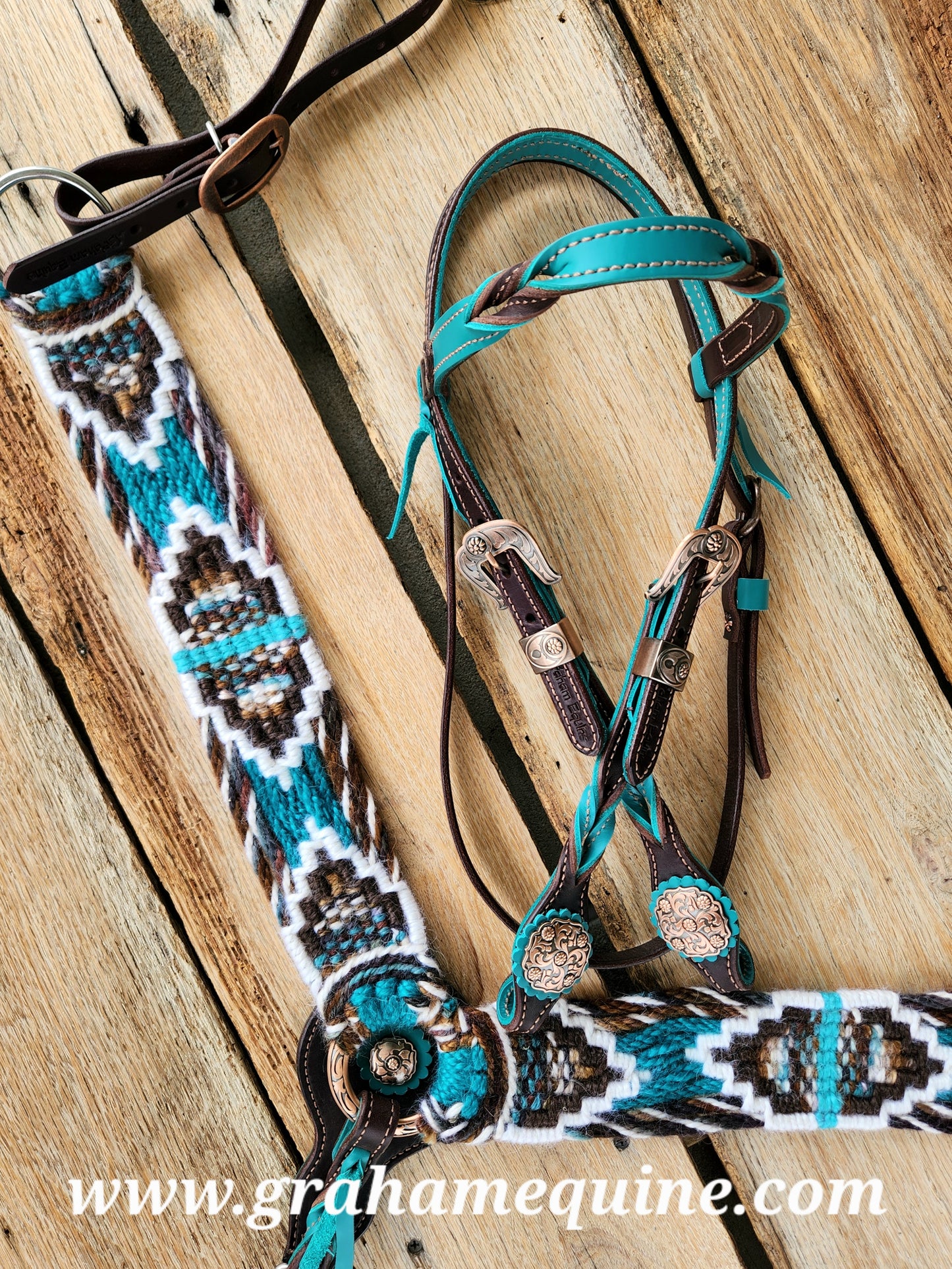 Twisted Tack Set - Turquoise