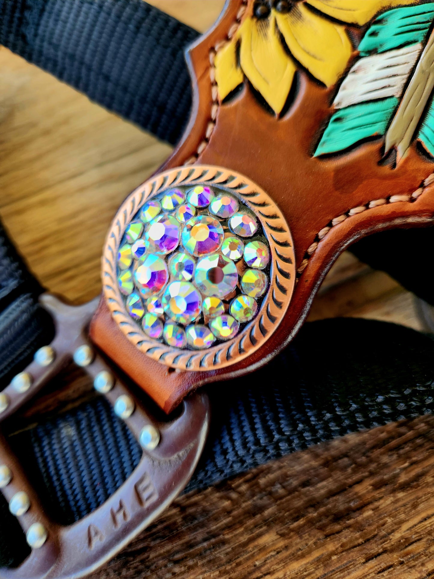 Buckskin Horse Head Halter