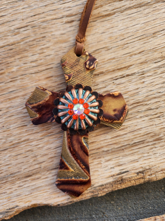 Copper w/ Orange Cross