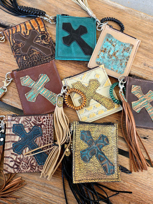 Mini Cross Wrist Wallet