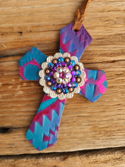 Purple Rio Cross, Bling
