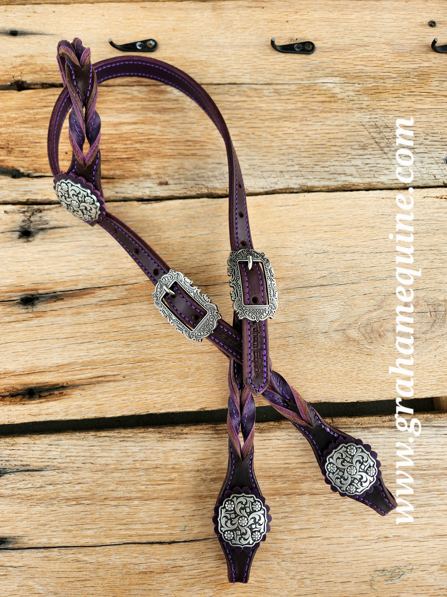 Chocolate & Purple One Ear