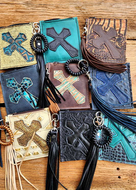 Mini Cross Wrist Wallet