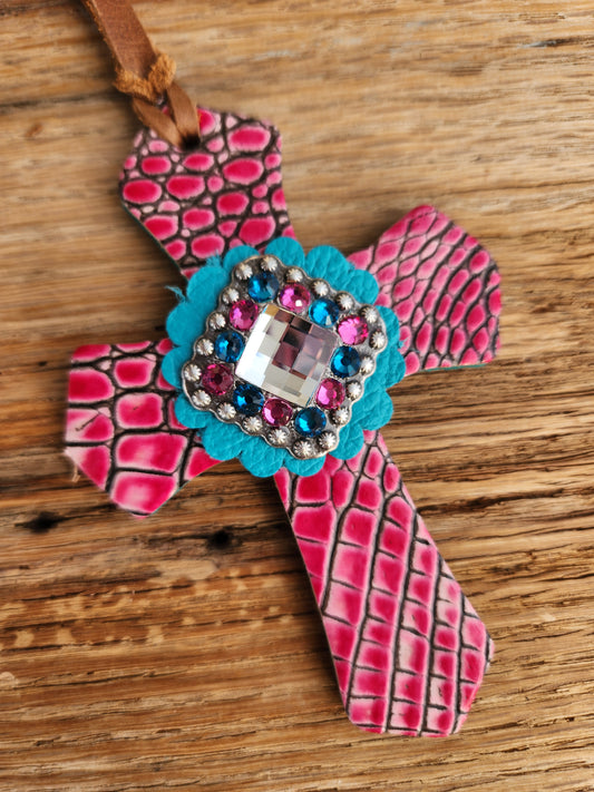 Pink Cross, Square Bling