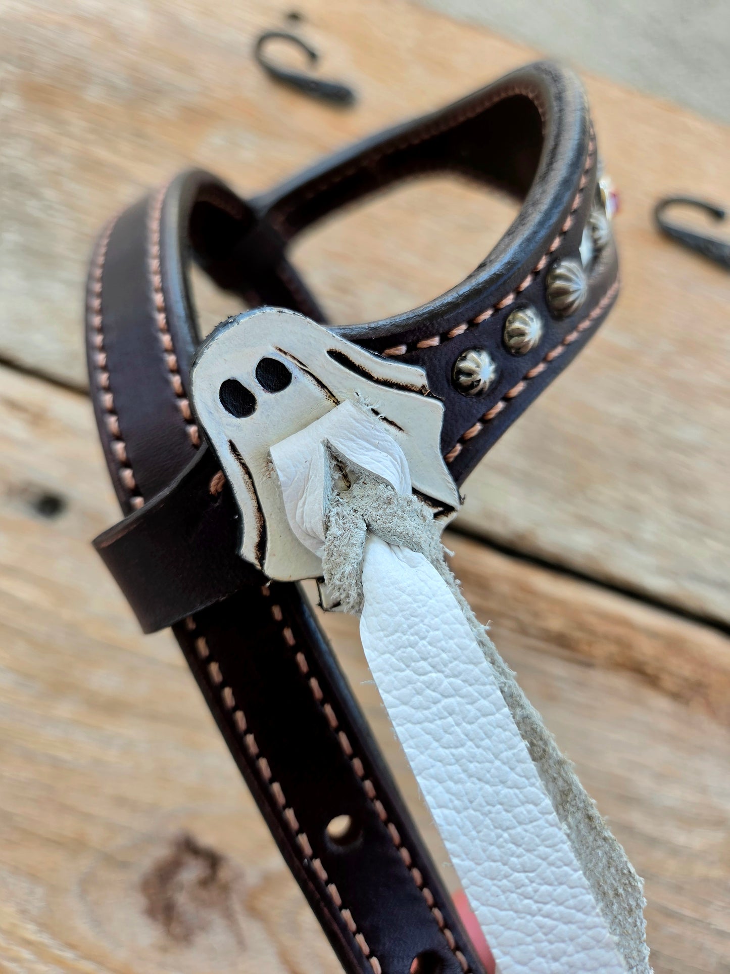 Spooky Headstall- White
