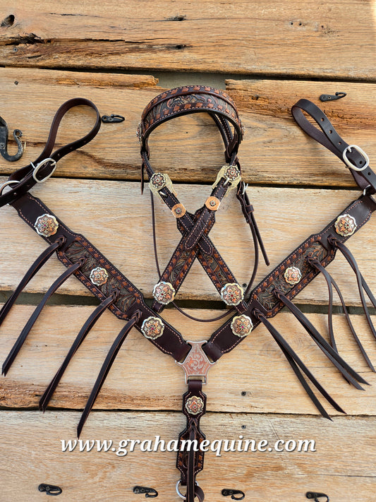 Chocolate Tassles Tack Set