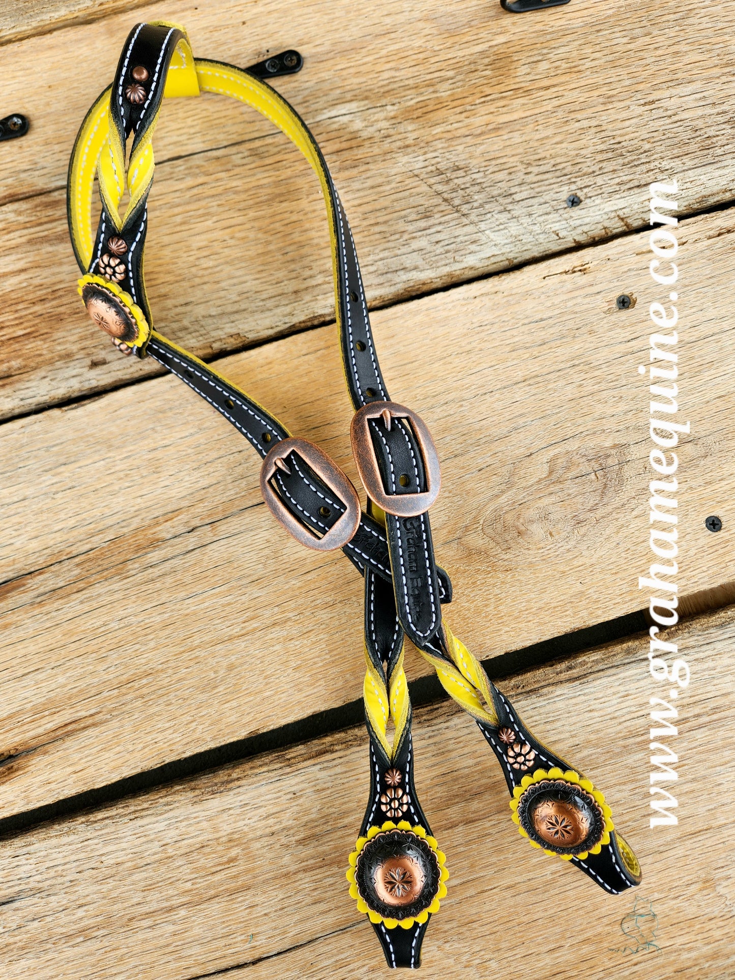 Yellow & Black One Ear