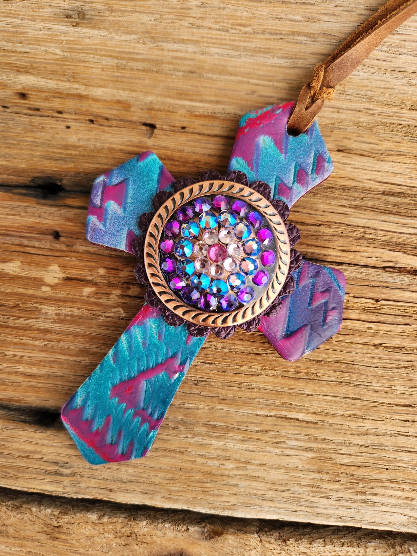 Purple Rio Cross, Bling