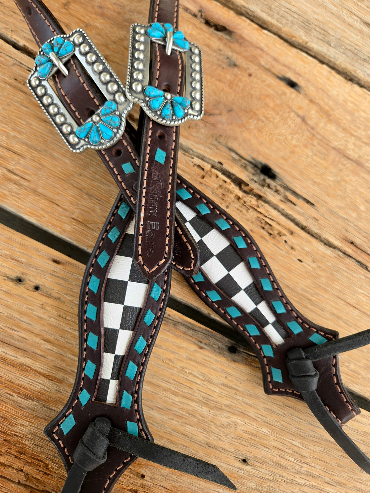 Checkered Headstall