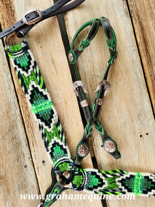 Twisted Tack Set - Green