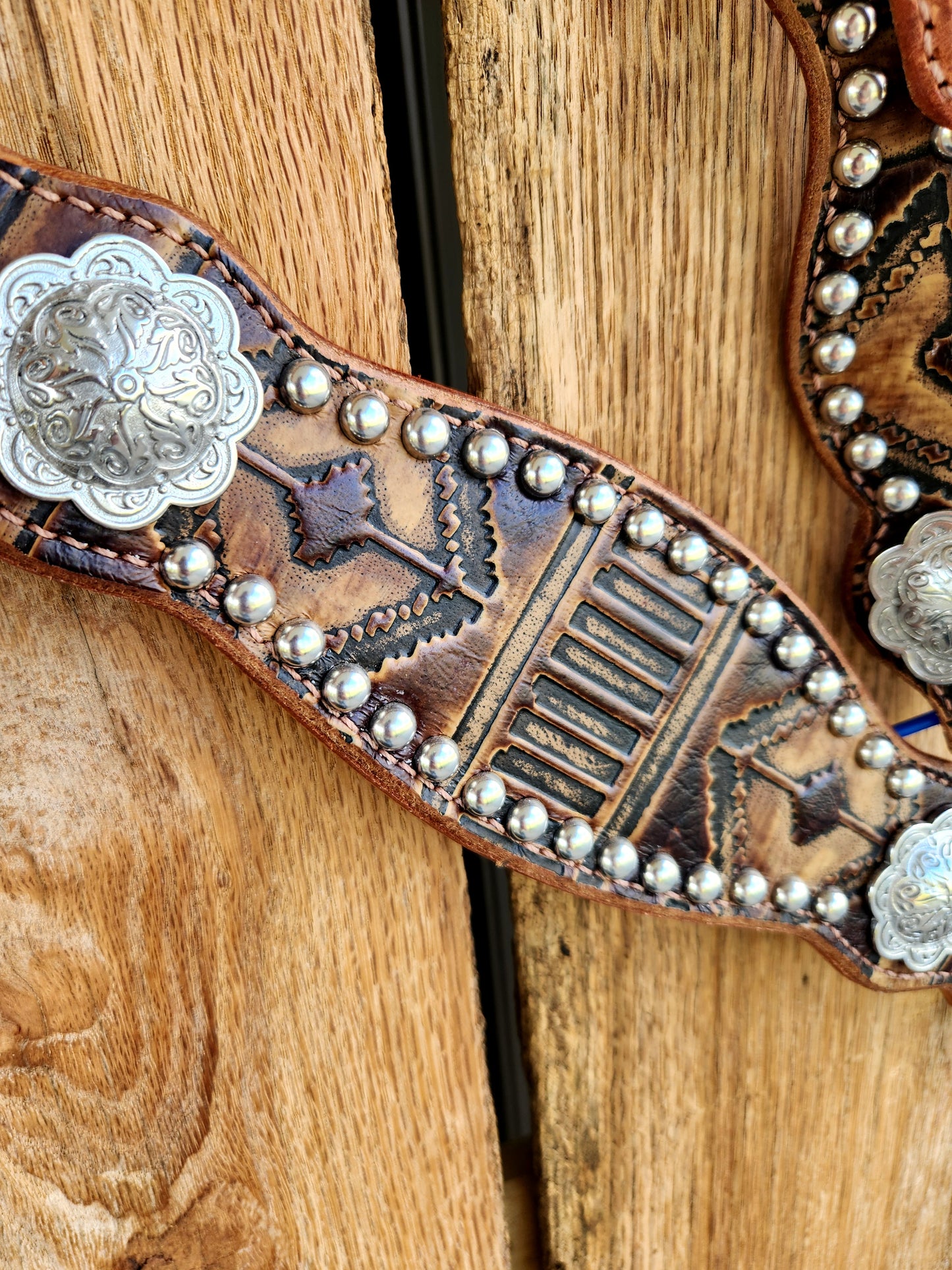 Cowgirl Basics Tack Set- Brown Aztec