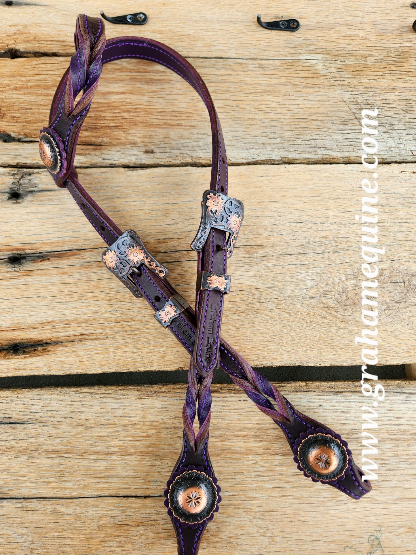 Chocolate & Purple One Ear