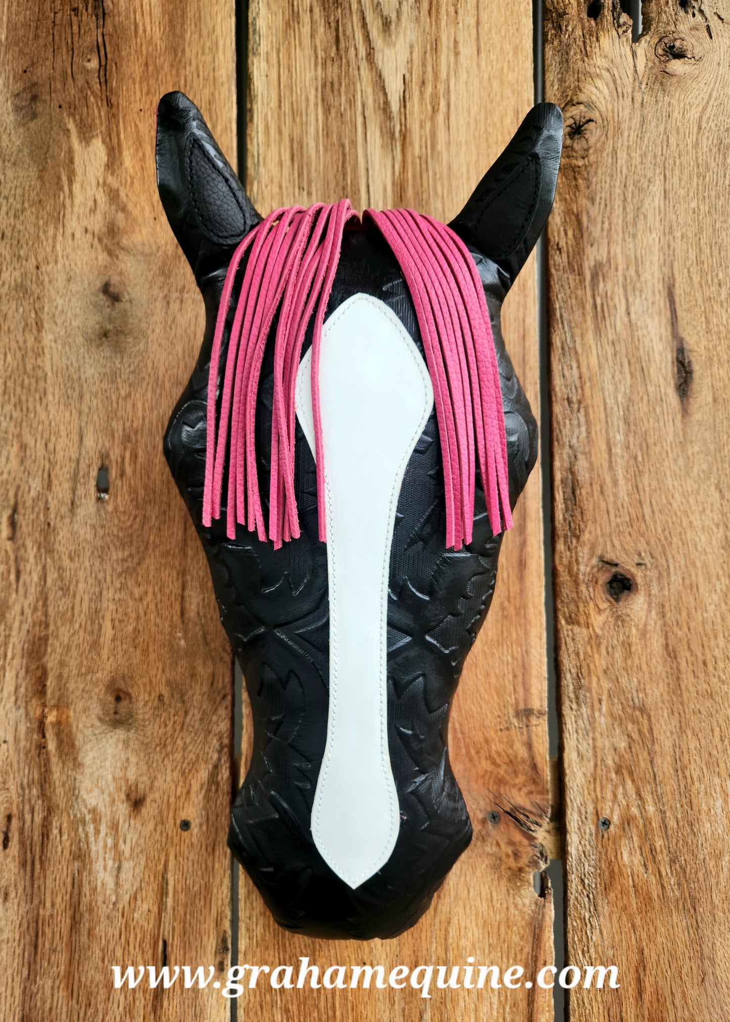 Pillow Ponies- Black & Pink Blaze