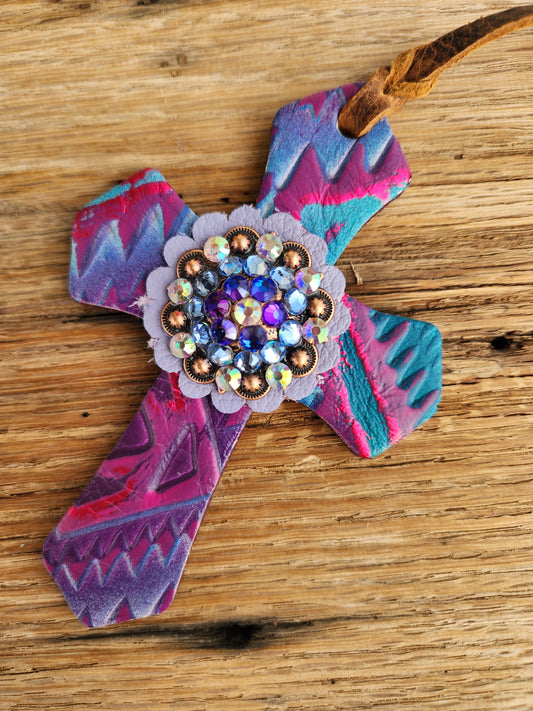 Purple Rio Cross, Bling