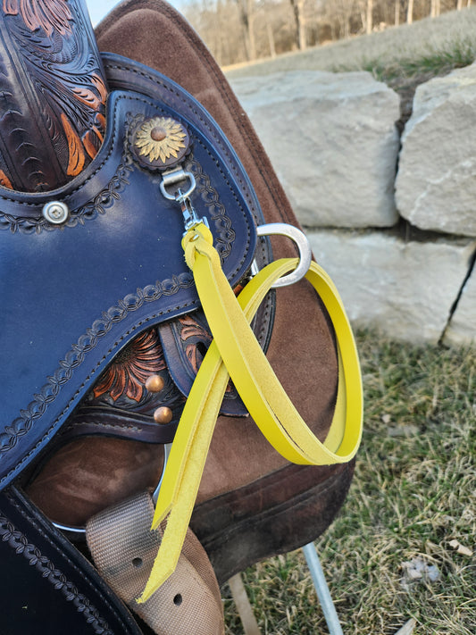 Yellow Latigo Saddle Strings